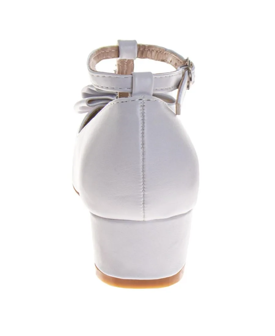 Детские блестящие туфли Badgley Mishcka для девочек Badgley Mischka, белый — фото 3