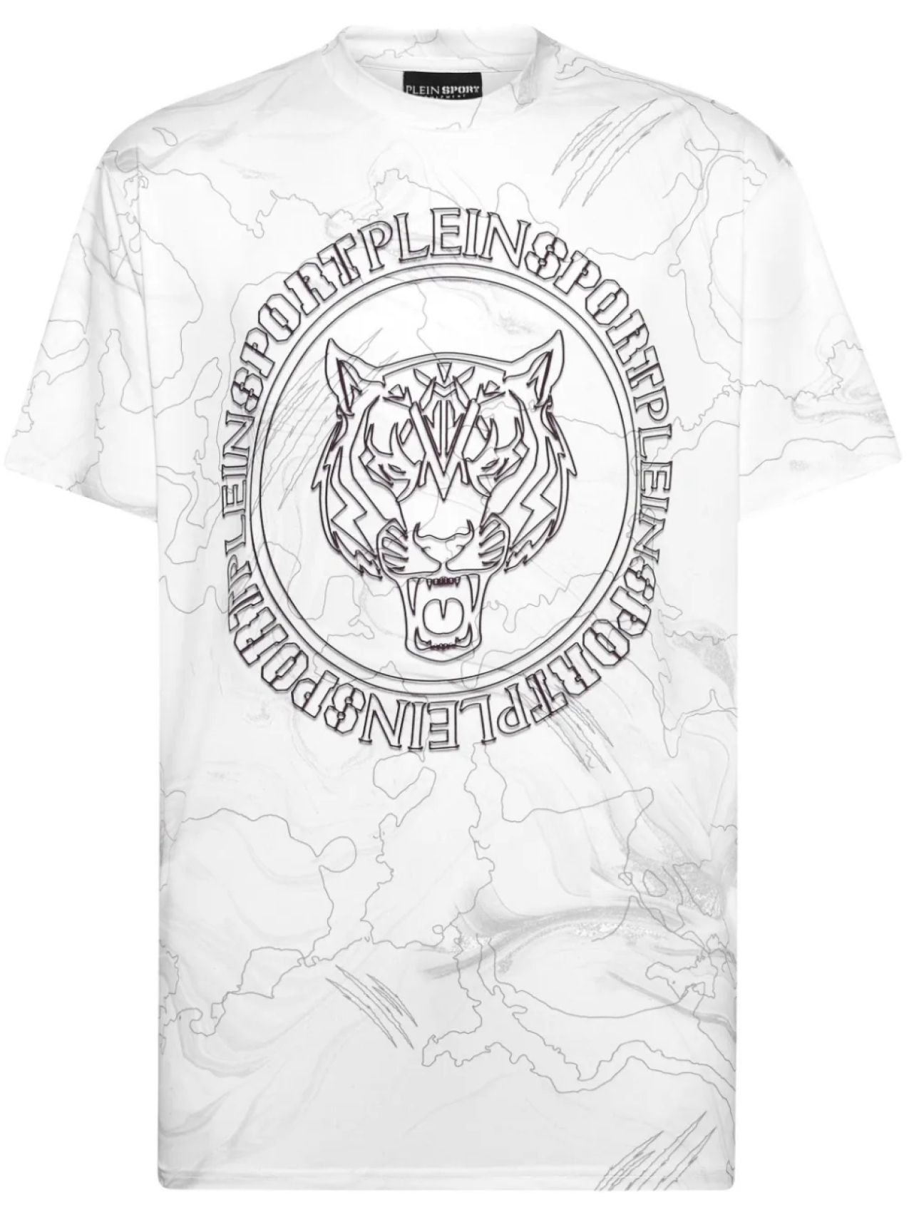 

Plein Sport футболка Lunar, белый