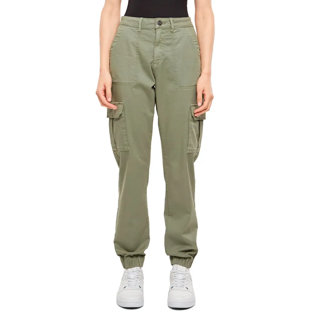 

Брюки Urban Classics Cotton Twill Utility, зеленый