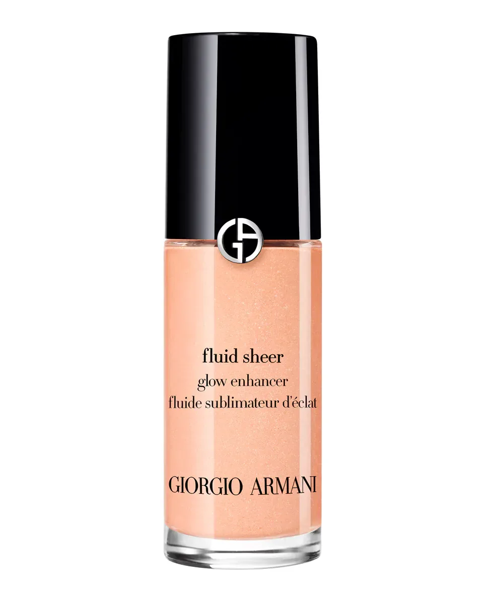 Жидкий хайлайтер Fluid Sheer Легкое сияющее покрытие Giorgio Armani, 2