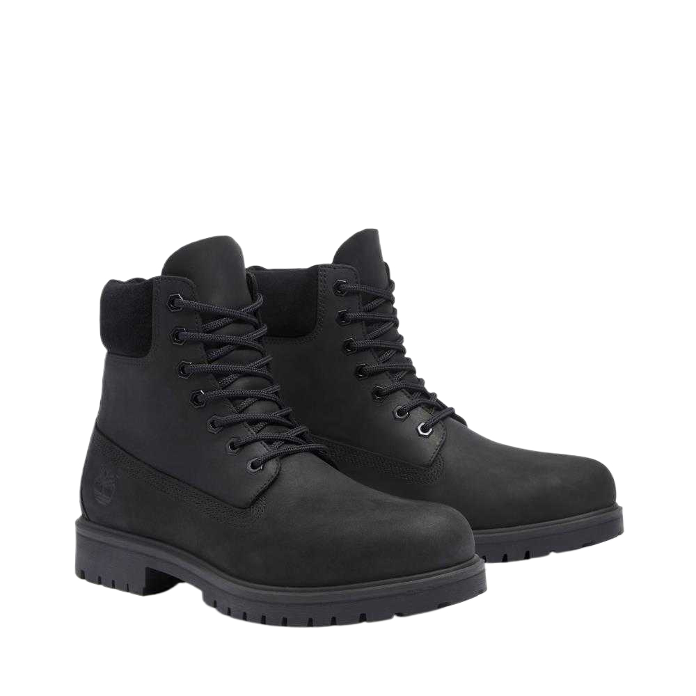 Премиальные кожаные ботинки на шнуровке 6 дюймов Timberland, черный — фото 3