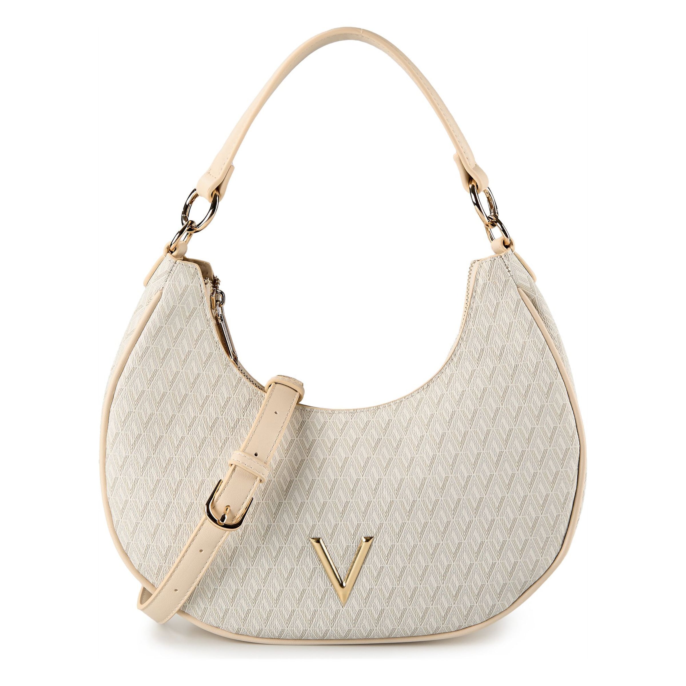 

VALENTINO Плечевая сумка 'Queen Re' в бежевом цвете