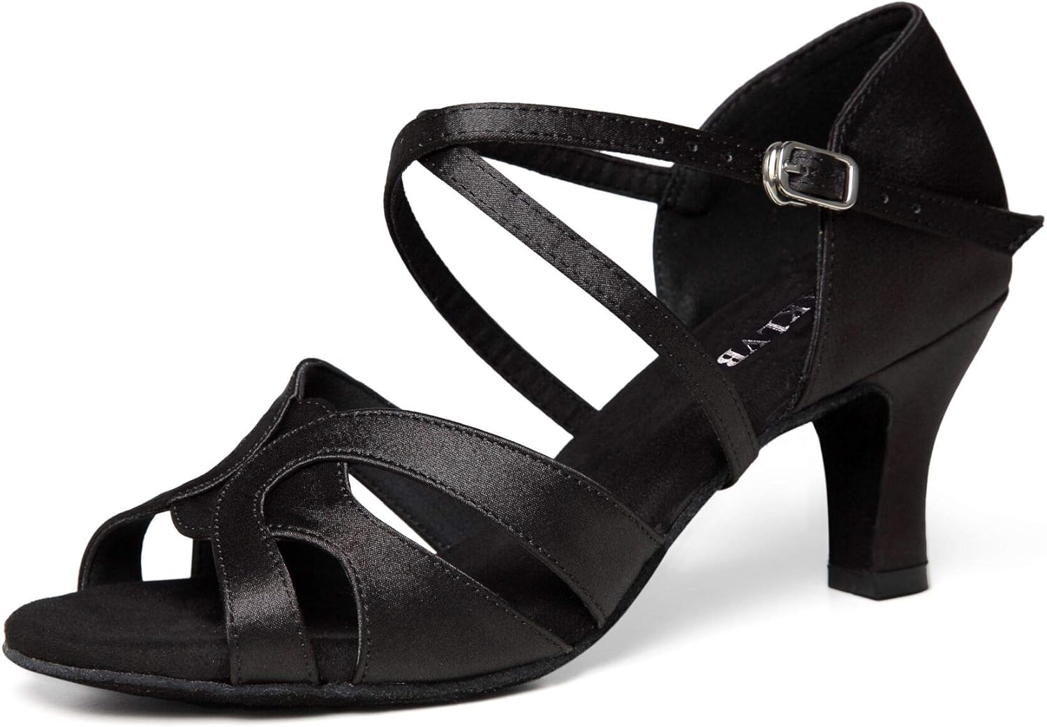 

Туфли для бальных танцев для женщин, латина, сальса, бачата, для тренировок и выступлений Eaklvb, черный