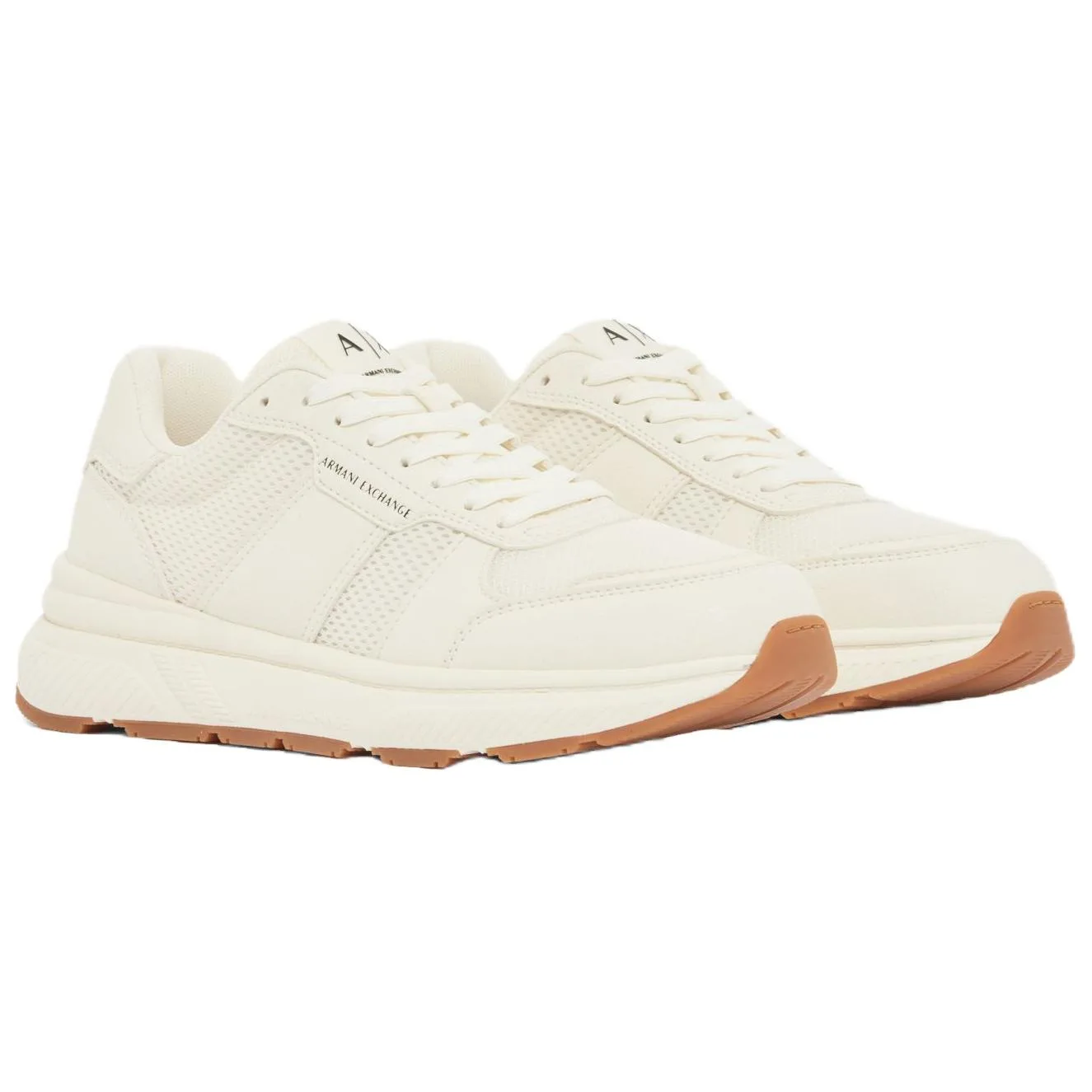 ARMANI EXCHANGE Кроссовки AE Technical Fabric Low top Casual мужские белые — фото 4