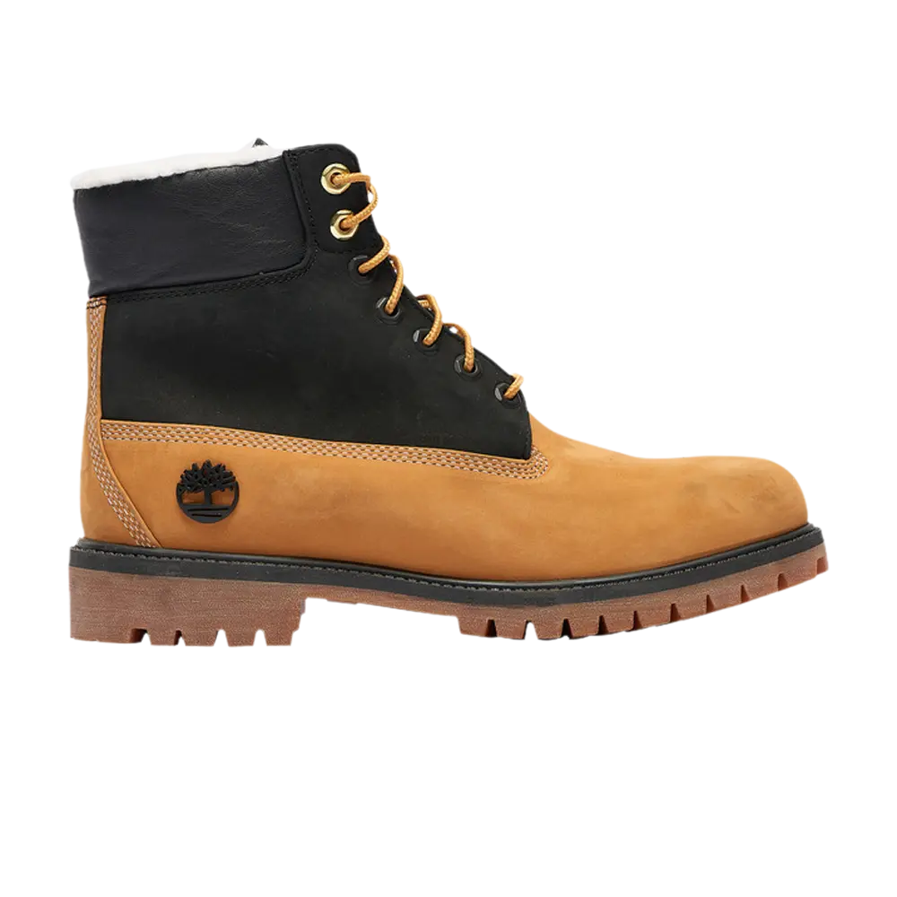 Ботинки водонепроницаемые Timberland 6 Inch с флисовой подкладкой, черный