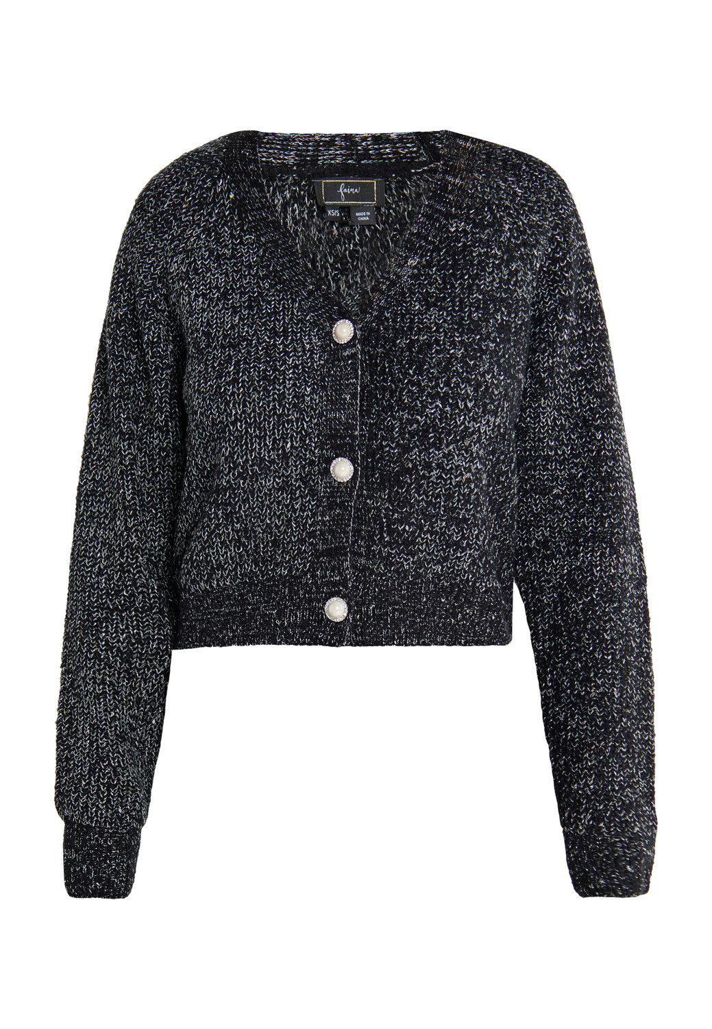 

Толстовка faina Strickjacke, черный