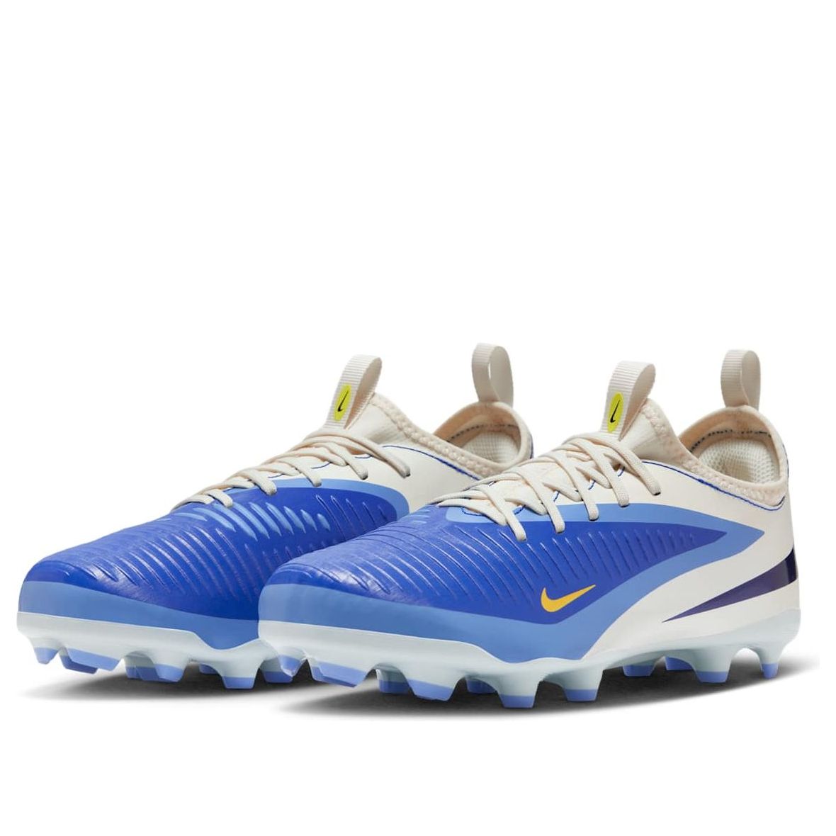 Кроссовки (GS) Nike JR. Phantom 6 Low Academy LV8 MG 'Racer Blue Dark Obsidian' — фото 4