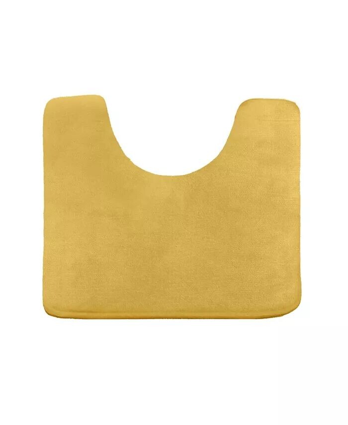 

Нескользящий, ультрамягкий плюшевый коврик для ванной из пены с эффектом памяти — контур 24 x 20 дюймов Clara Clark, золото