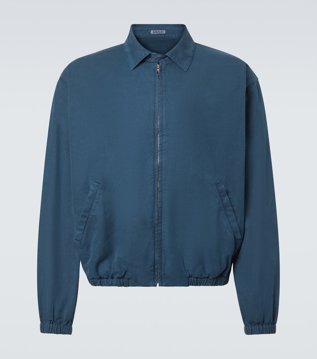 

Хлопковый габардиновый блузон Auralee, Dyed Navy