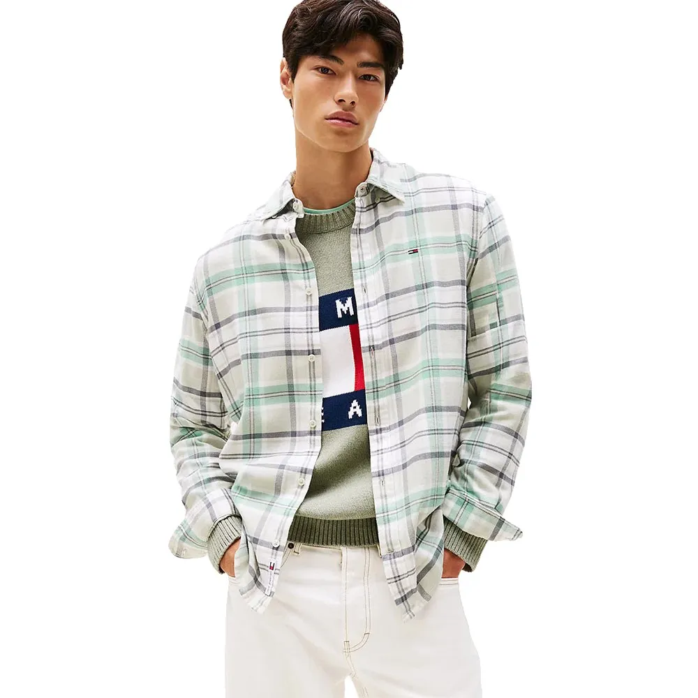 

Рубашка Tommy Jeans DM0DM22024 Regular Fit, бежевый