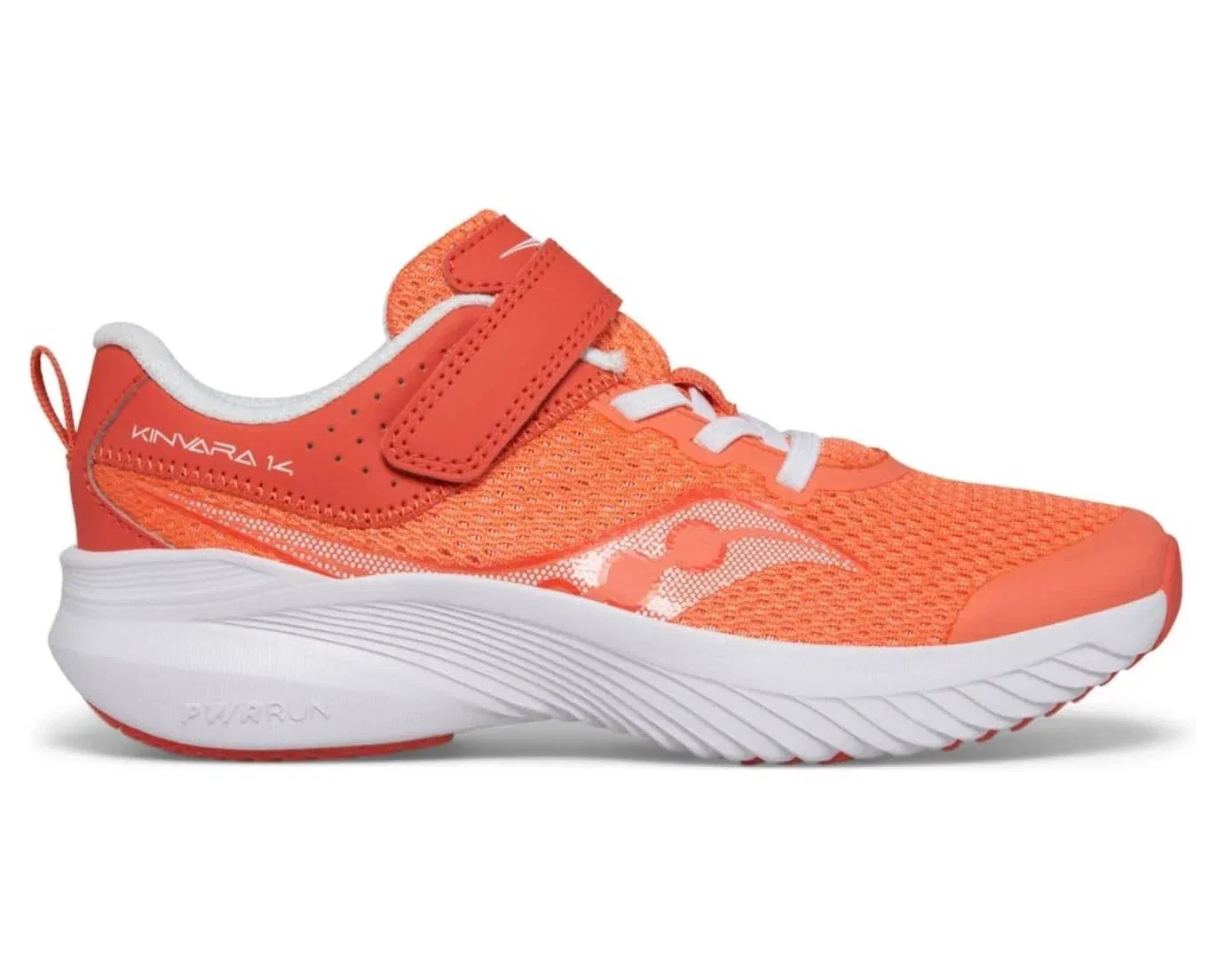 Детские кроссовки Saucony Kinvara A/C SK167879, коралловые низкие беговые кроссовки LIQ198 — фото 2