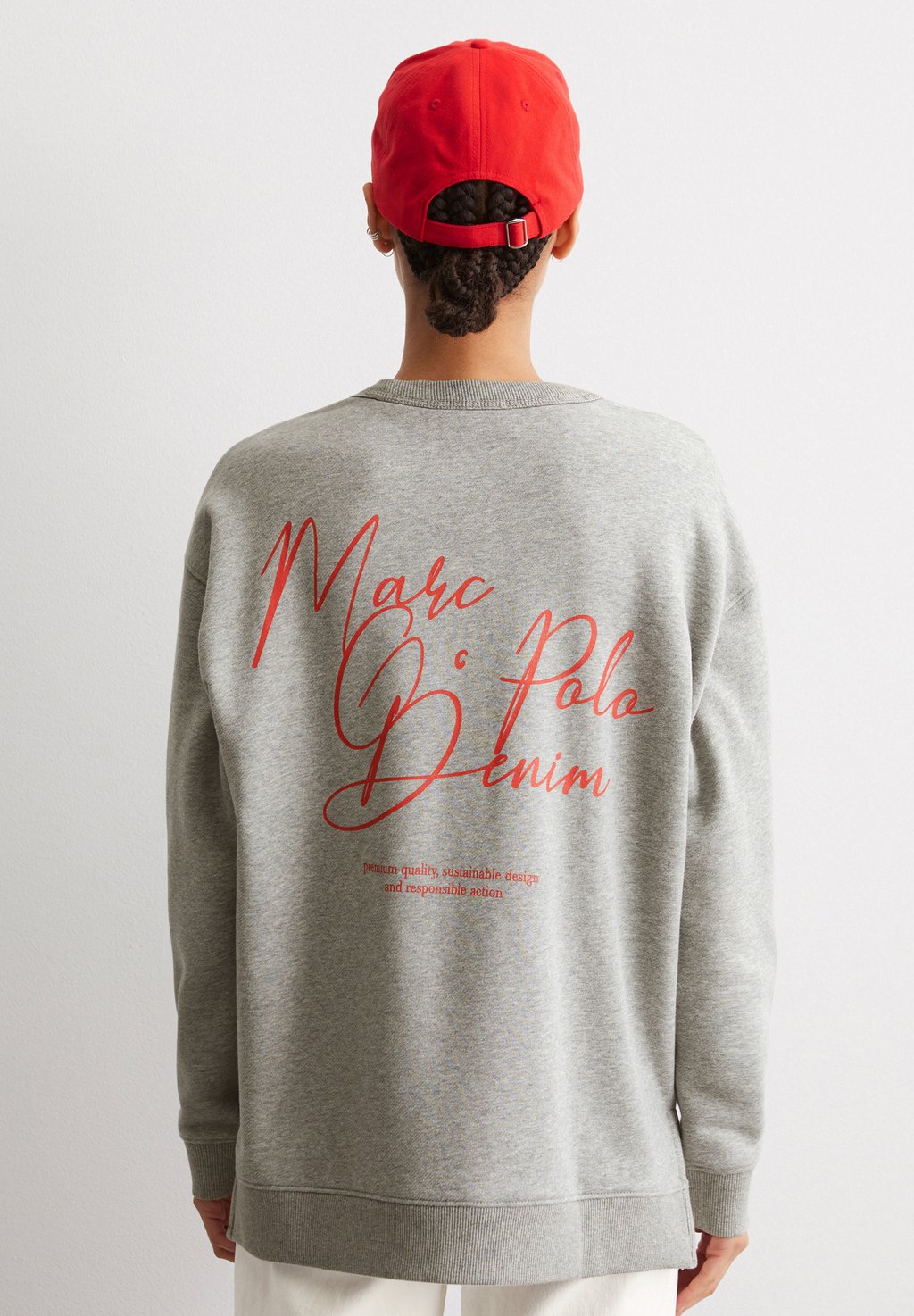 

Толстовка MARC O'POLO DENIM LANGES SWEATSHIRT RELAXED AUS BIO-BAUMWOLL-MIX Marc O'Polo DENIM, серый