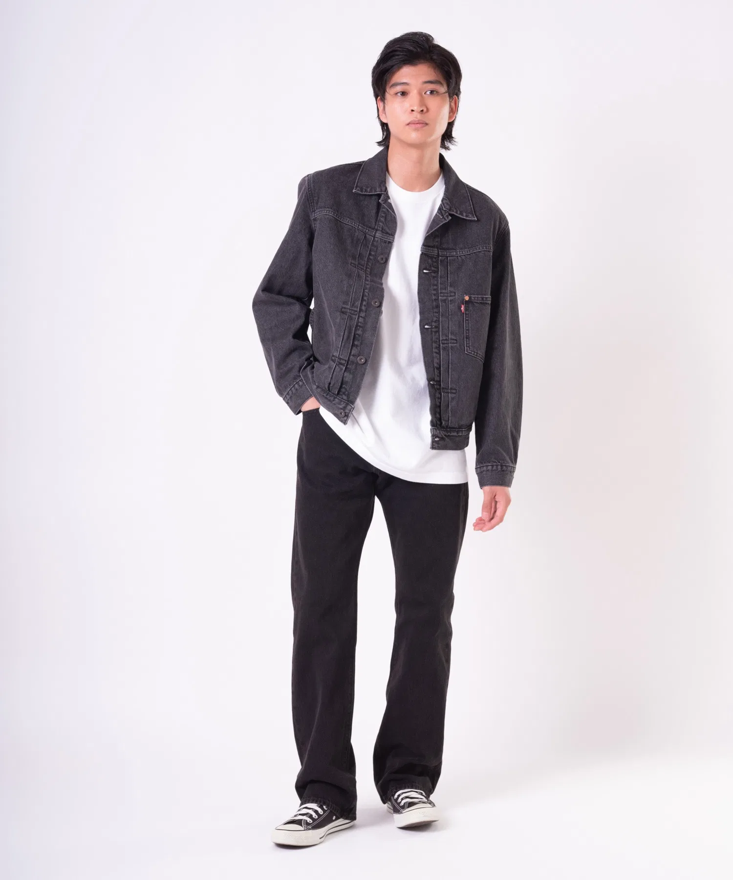 Джинсы Levi's 517™ Bootcut Black — фото 4