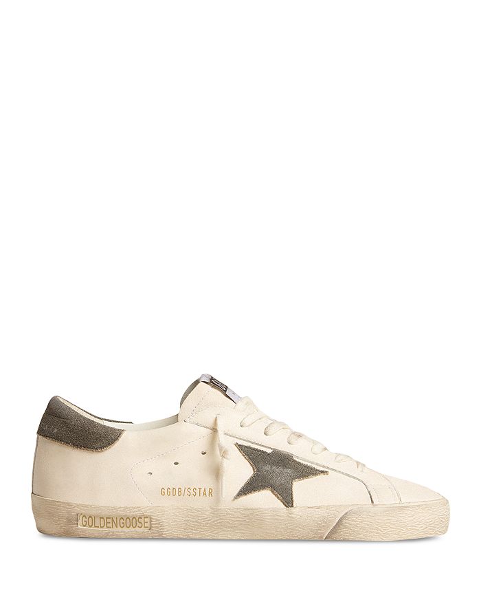 

Мужские кроссовки Super Star на шнурках Golden Goose, белый