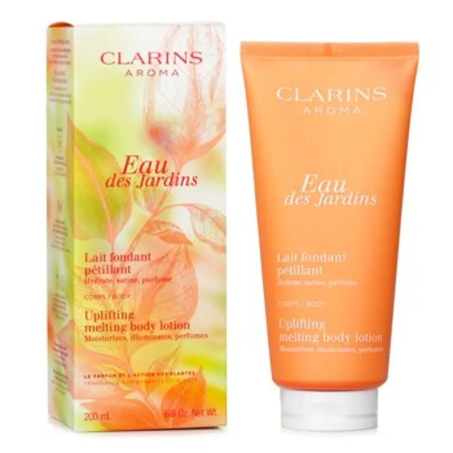 Clarins Ladies Eau Des Jardins Поднимающий Настроение Таящий Лосьон для Тела 6.8 унции Ванна и Тело 3666057026126 — фото 2