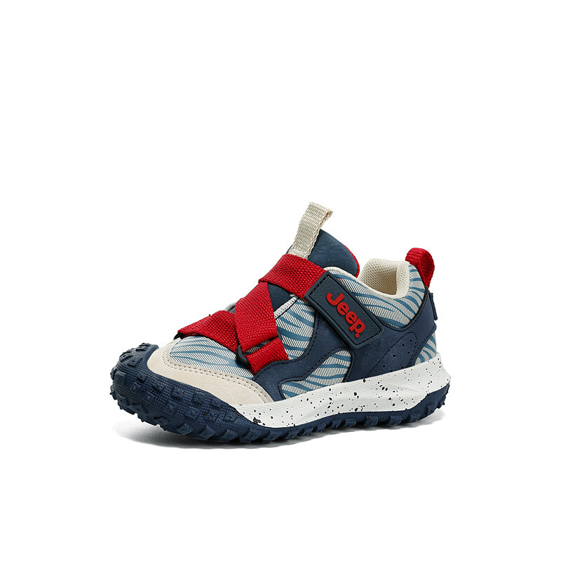 Кроссовки Jeep Kids Lifestyle Shoes Kids Low-top Navy, красный — фото 2