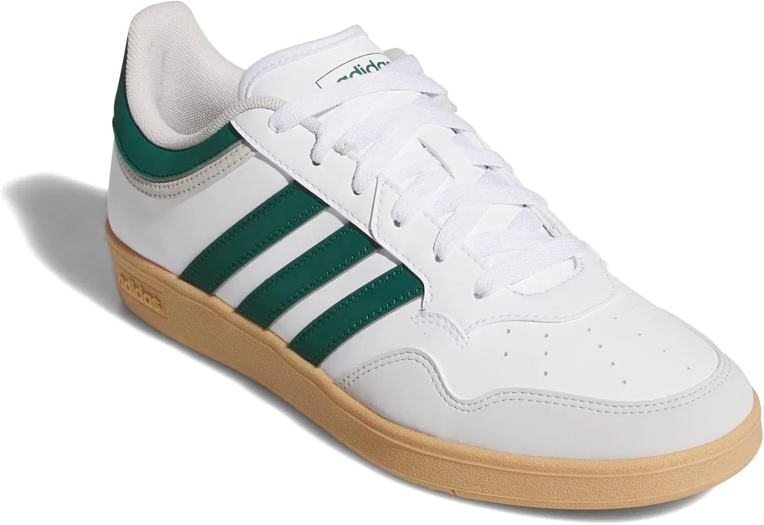 Мужские баскетбольные кроссовки Adidas Hoops 4.0, Ftwr White Collegiate Green Gum 3 — фото 3