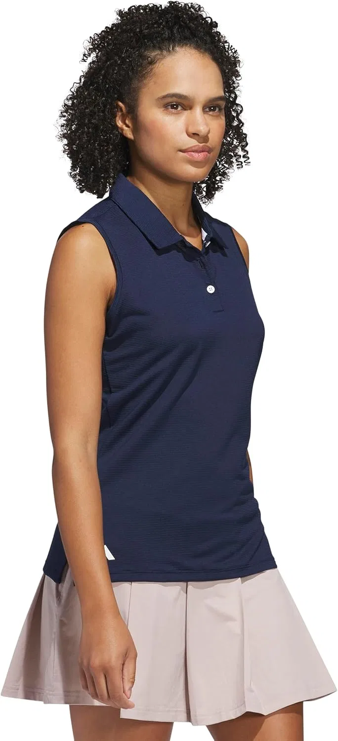 Поло женское, от adidas, Collegiate Navy — фото 3