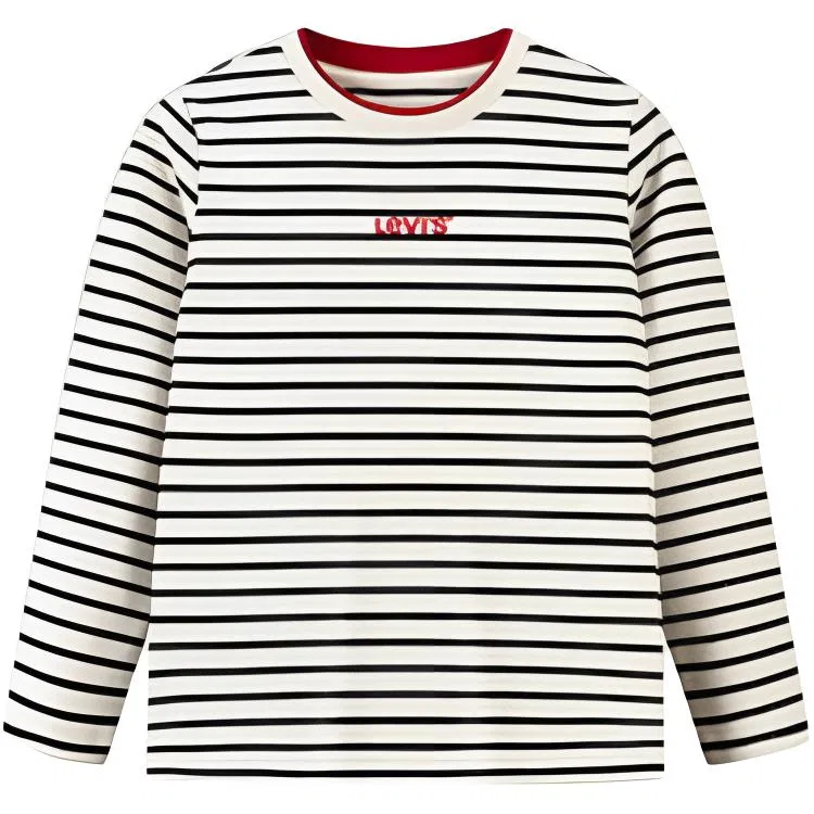 Детская футболка с круглым вырезом Levis, Dark Royal Blue Color[Thin Fleece Base Layer] — фото 4