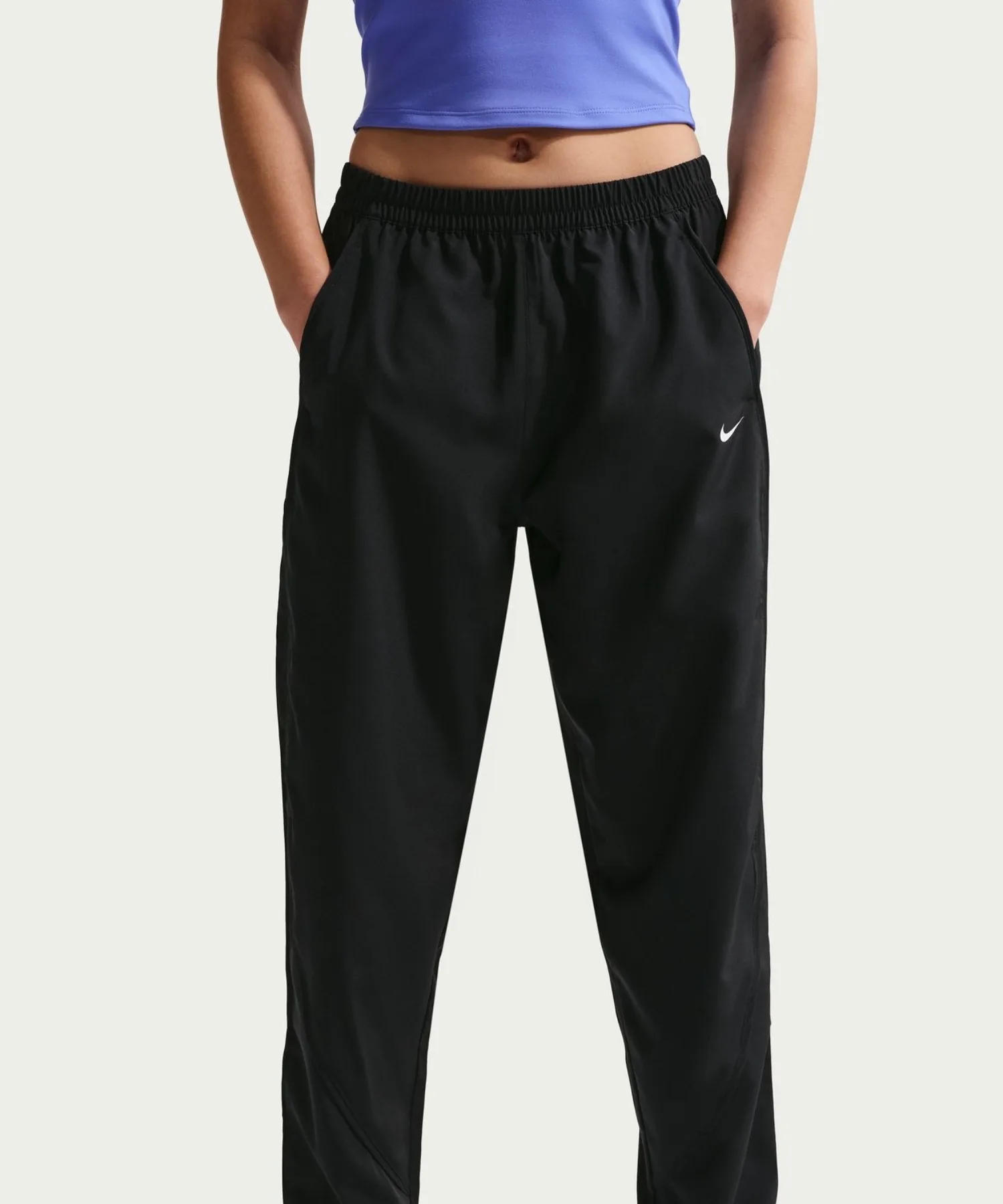 Женские брюки Nike One DF MR Woven черные