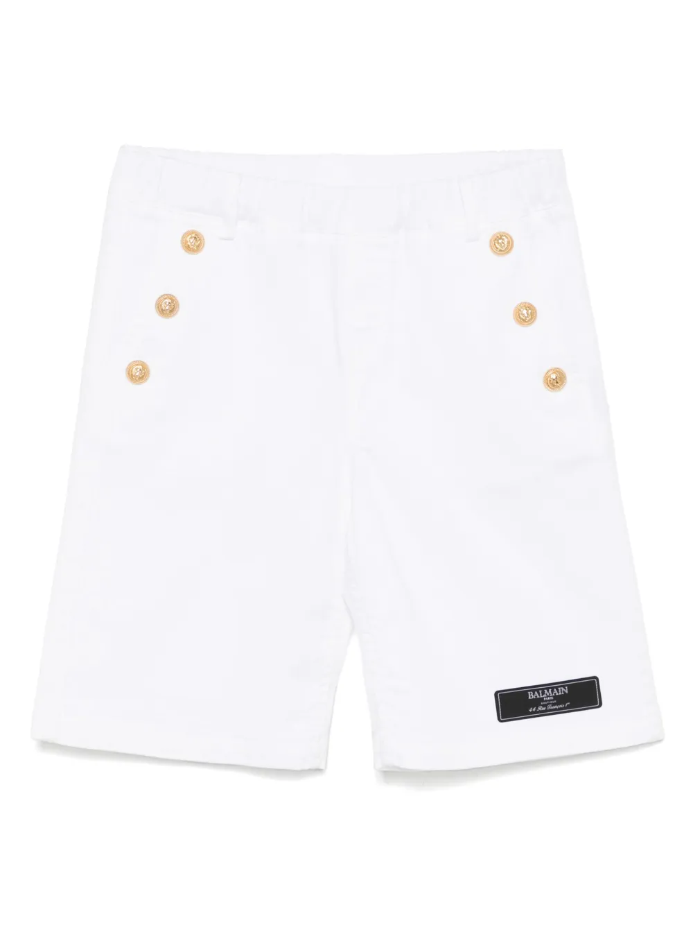 

Джинсовые шорты BALMAIN, белый