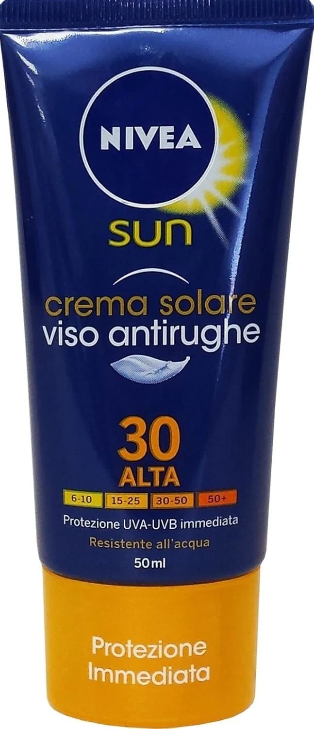 Солнцезащитный крем для лица Nivea Sun Anti-Wrinkle FP 30, 50 мл Nivea Men