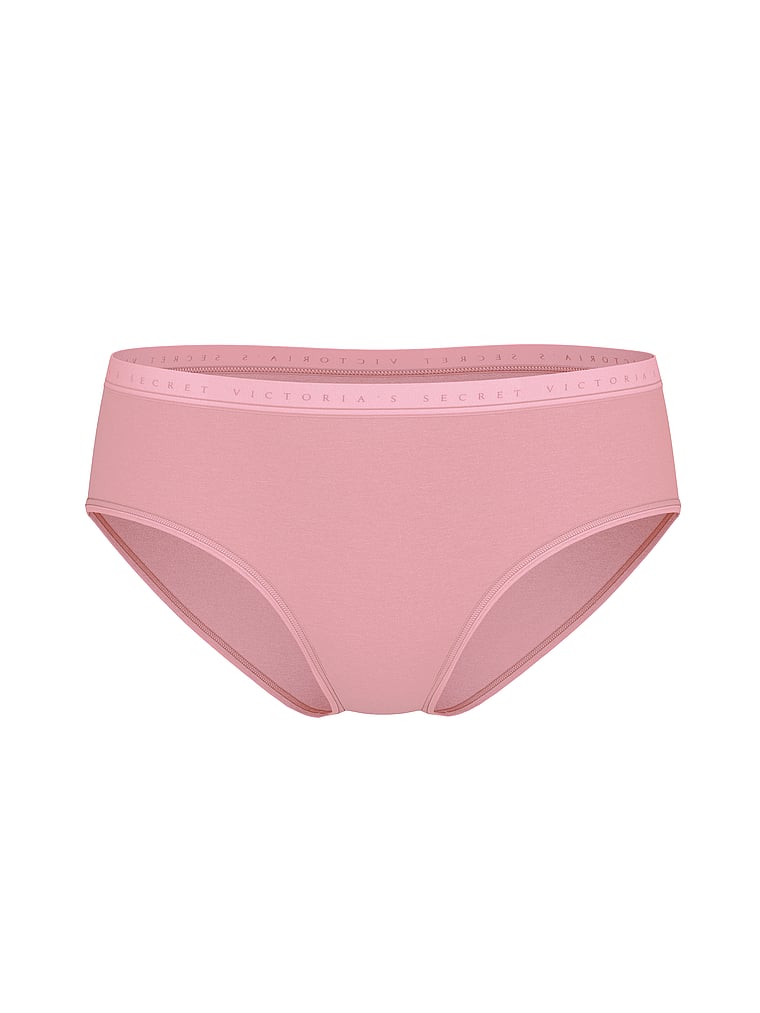 Трусики-Хипхаггеры из эластичного хлопка Victoria'S Secret, smooth lilac pink — фото 3