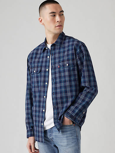 

Рубашка рабочая Джексон Levi's, цвет Blairmore Indigo - Blue