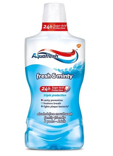 

Ополаскиватель для рта, 500 мл Aquafresh, Extra Fresh & Minty