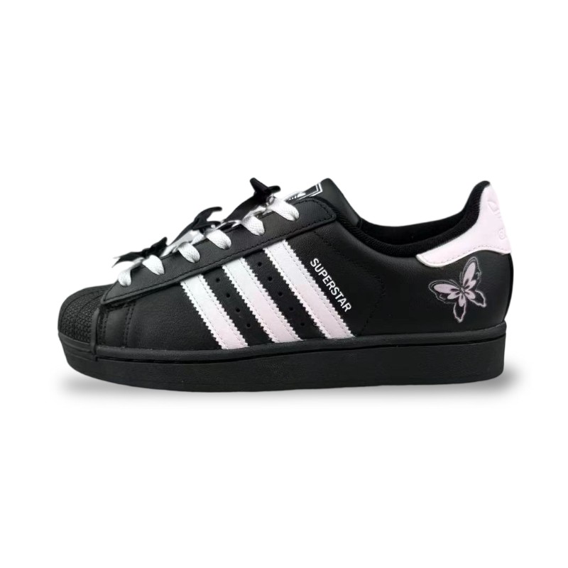 

Adidas Originals Кроссовки Superstar 2 Slip Resistant Abrasion Resistant Low top Kids' Skateboarding Shoes Black Teenagers