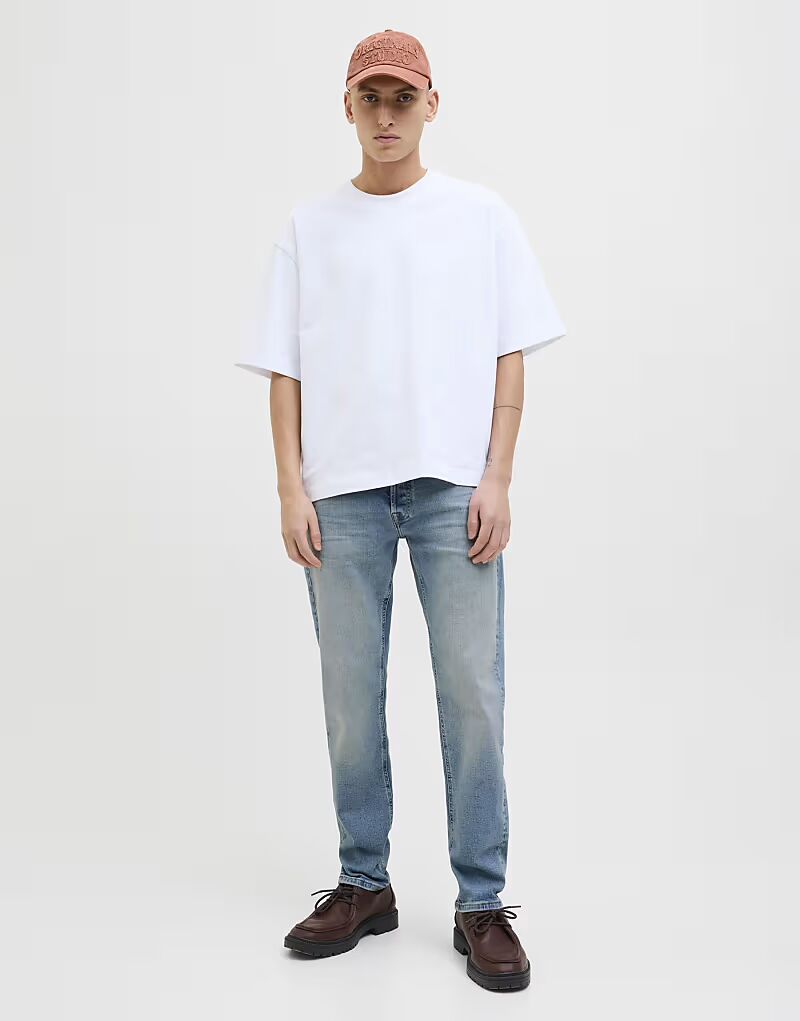 

Джинсы Jack & Jones Tapered fit из синего денима