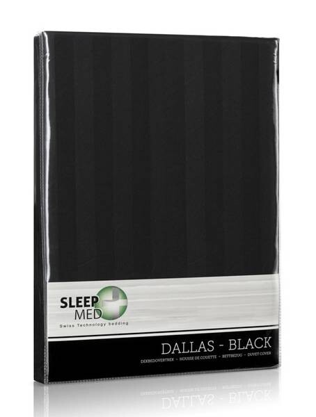 

Постельное белье Sleepmedset mit Mikrofaser, 240x6x200 см, черный