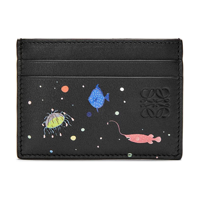 

LOEWE Кардхолдер женский из кожи наппа чёрный