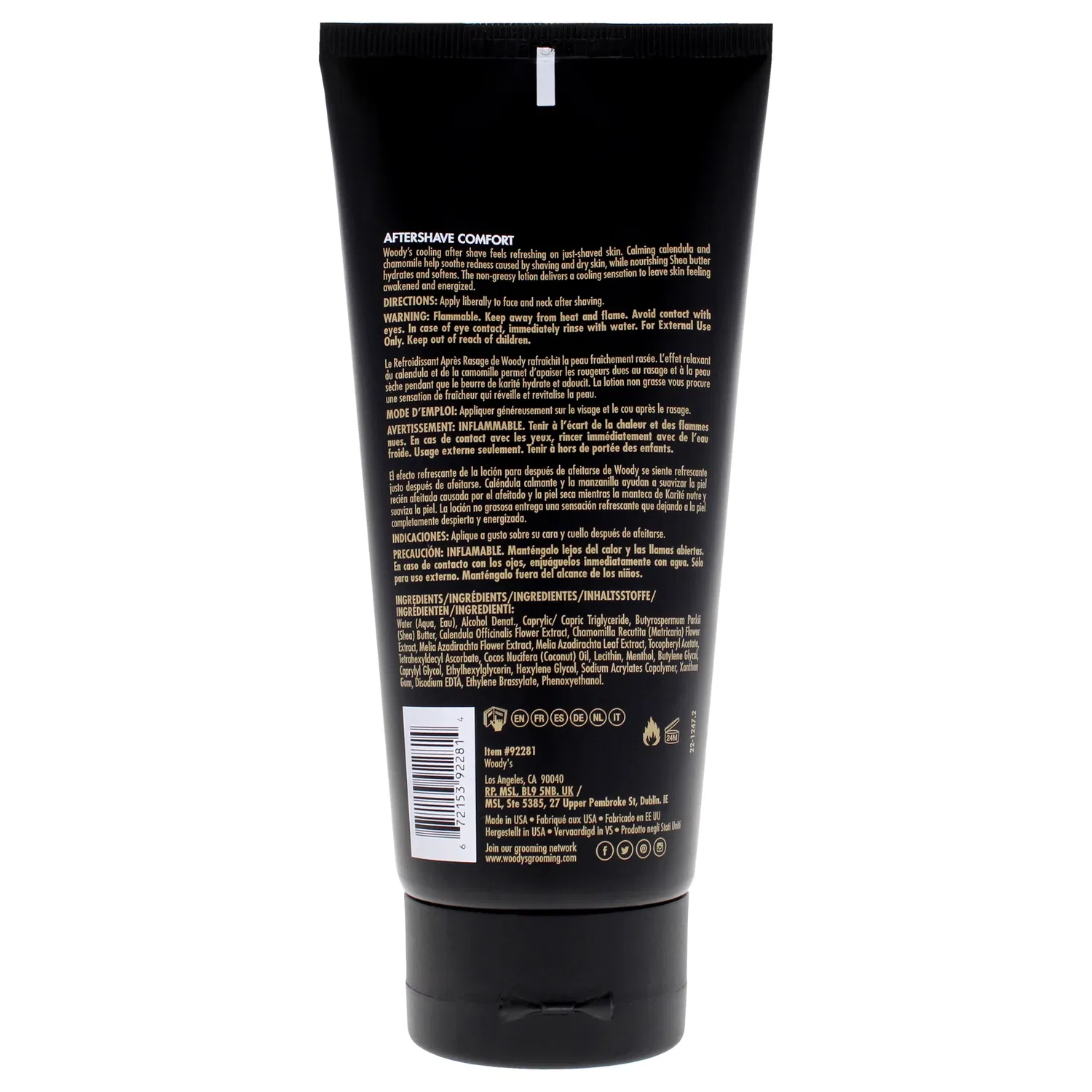 Лосьон после бритья Comfort от Woodys для мужчин - 140 мл, 5.0 Oz — фото 2