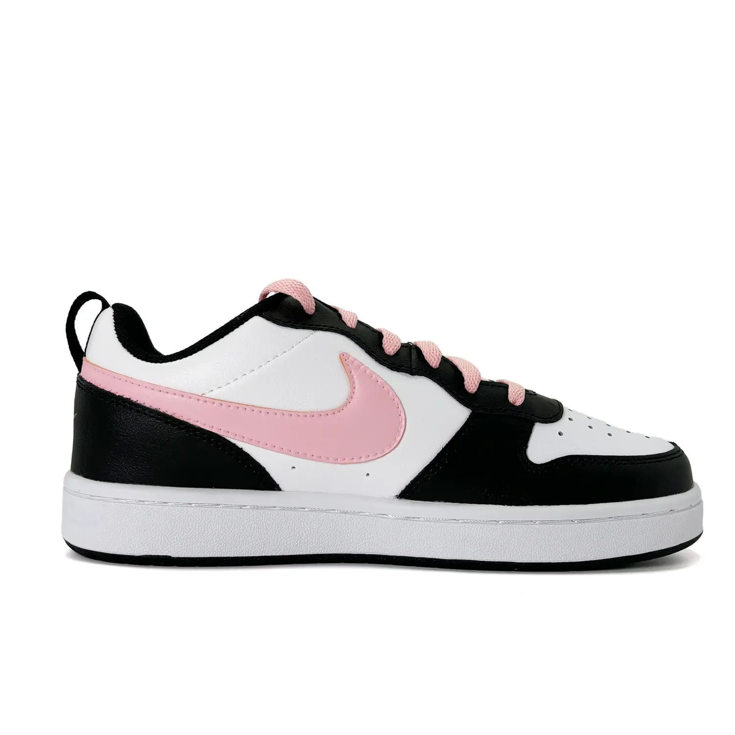 

Кроссовки Nike Court Borough 2 Skateboarding Shoes Women's Low-top Black Pink White, черный
