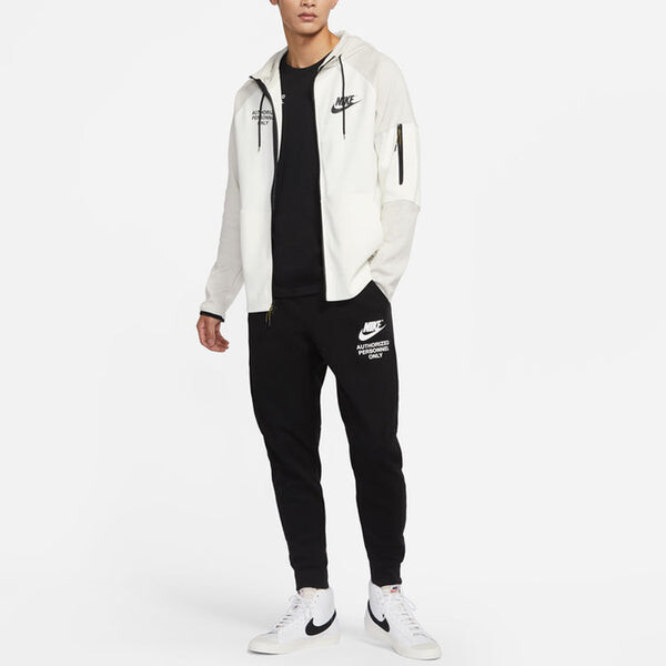 Спортивные штаны Men's Nike Logo Alphabet Printing Knit Bundle Feet Sports Pants/Trousers/Joggers Autumn Black, черный — фото 3