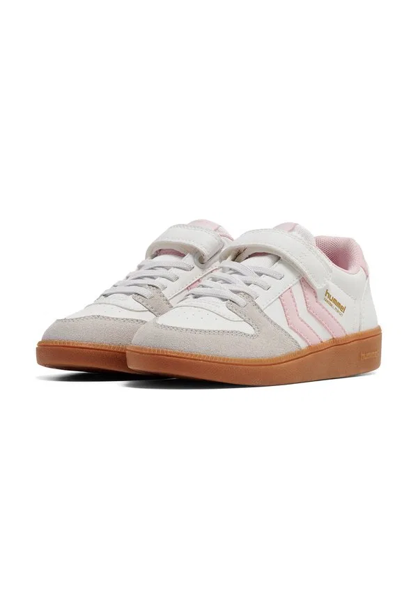 Тренеры Hummel, White/Soft Pink — фото 2
