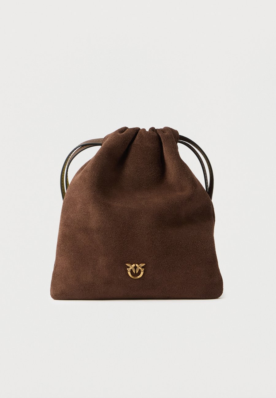 

Сумка Pinko SLOUCHY COULISSE, Marrone Castano/Antique Gold-Coloured/Brown