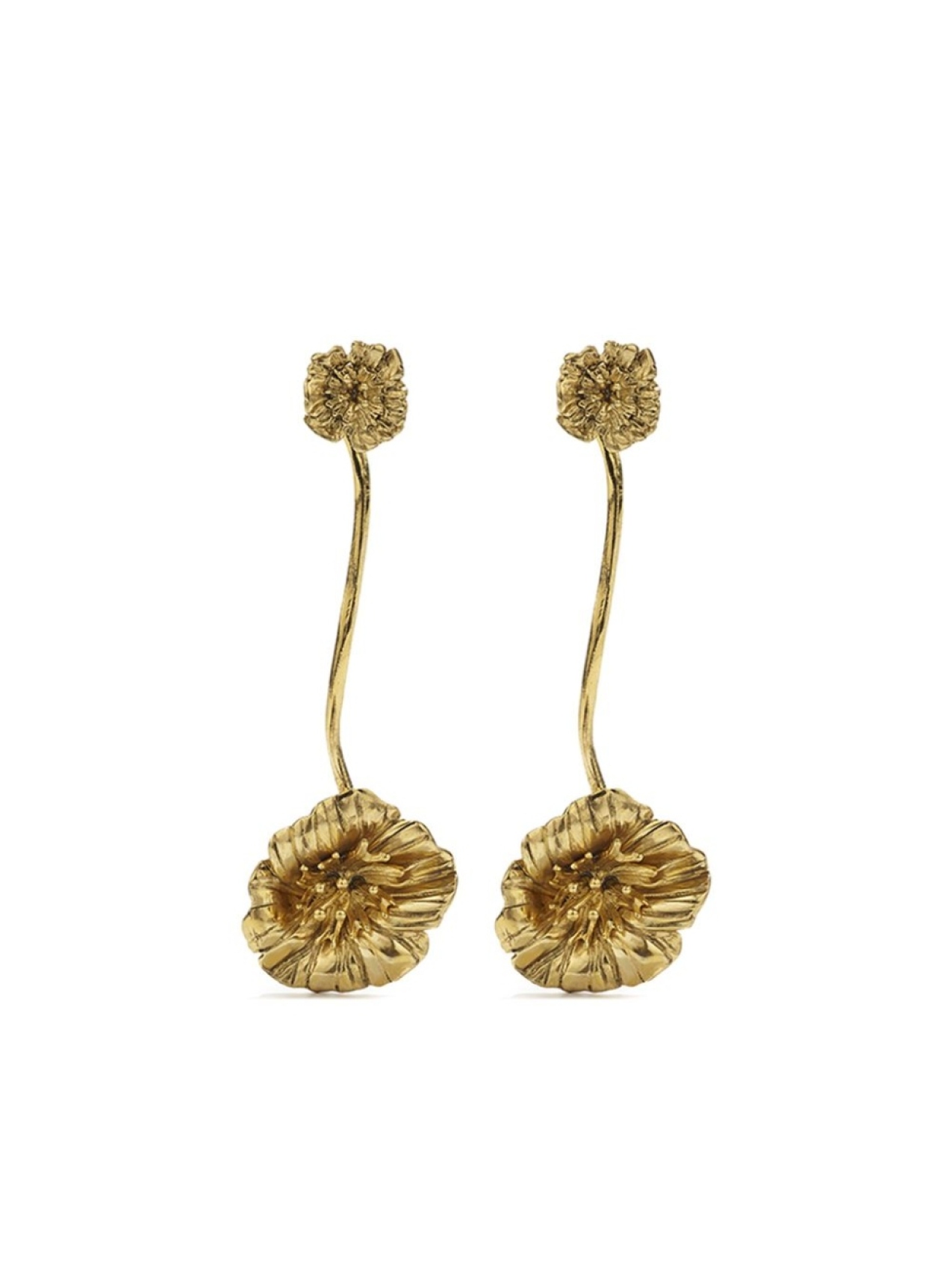 

Серьги-подвески Fleur de Pavot Goossens, золотой