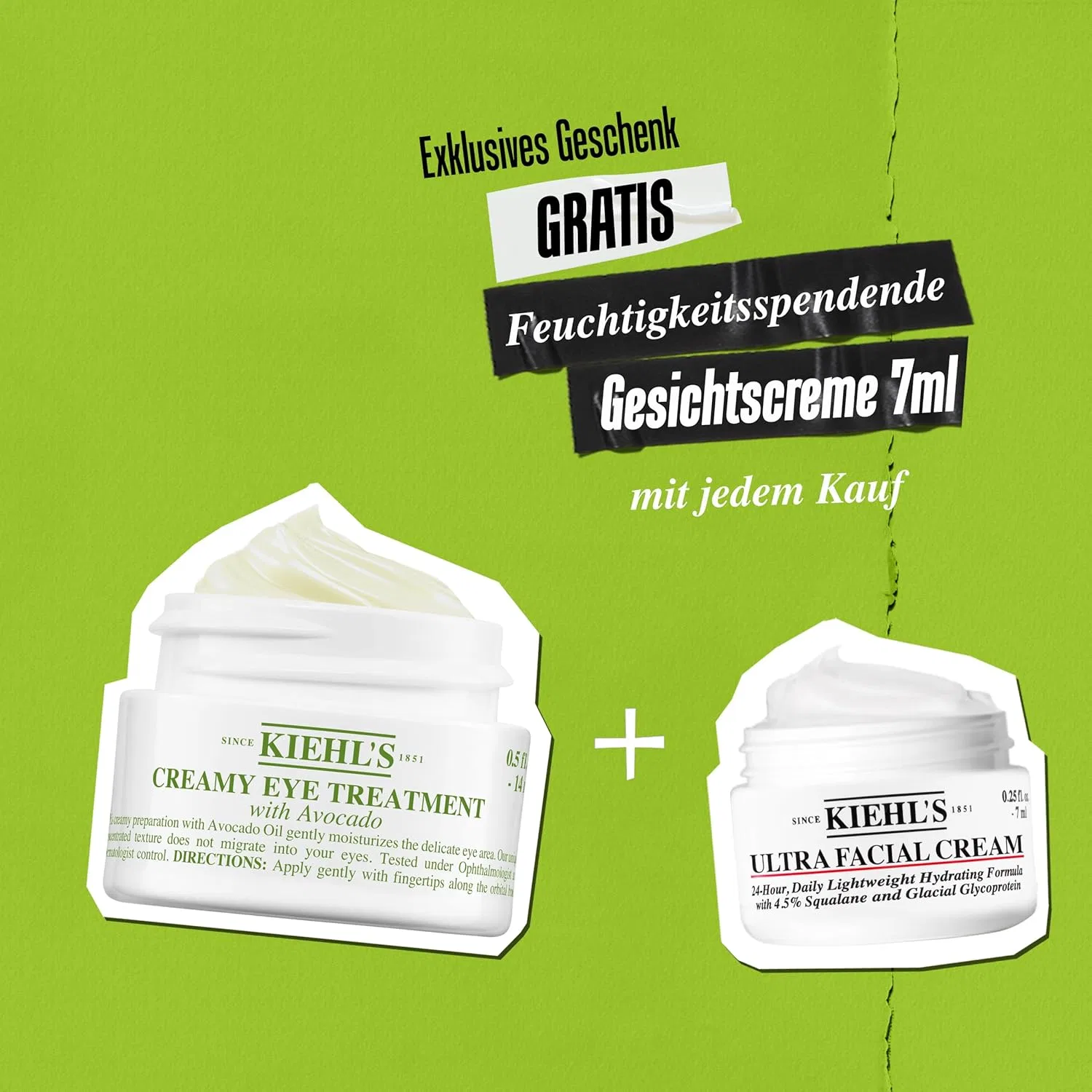 Набор Kiehl's — Кремов для лица и вокруг глаз с авокадо от — фото 2