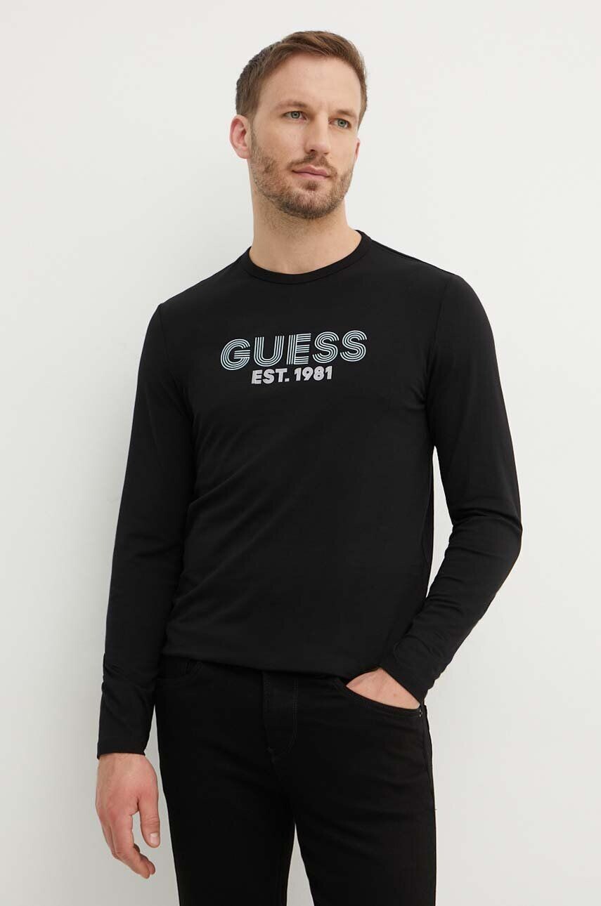 

Рубашка Guess с длинными рукавами, черный