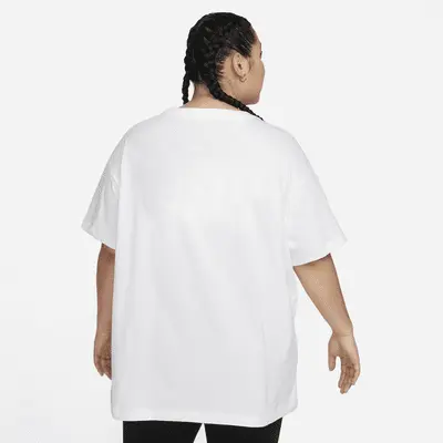Футболка Nike Sportswear Essential, белый/черный — фото 2