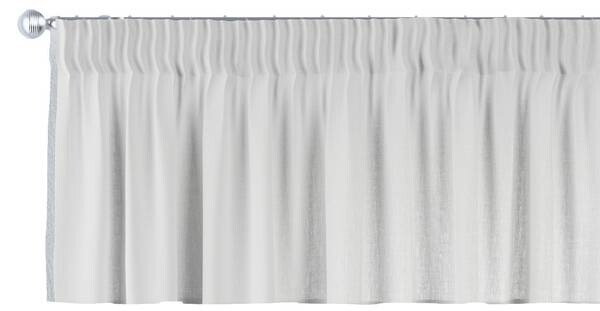

Короткая штора Dekoria Leinen, 130x1x40 см, белый