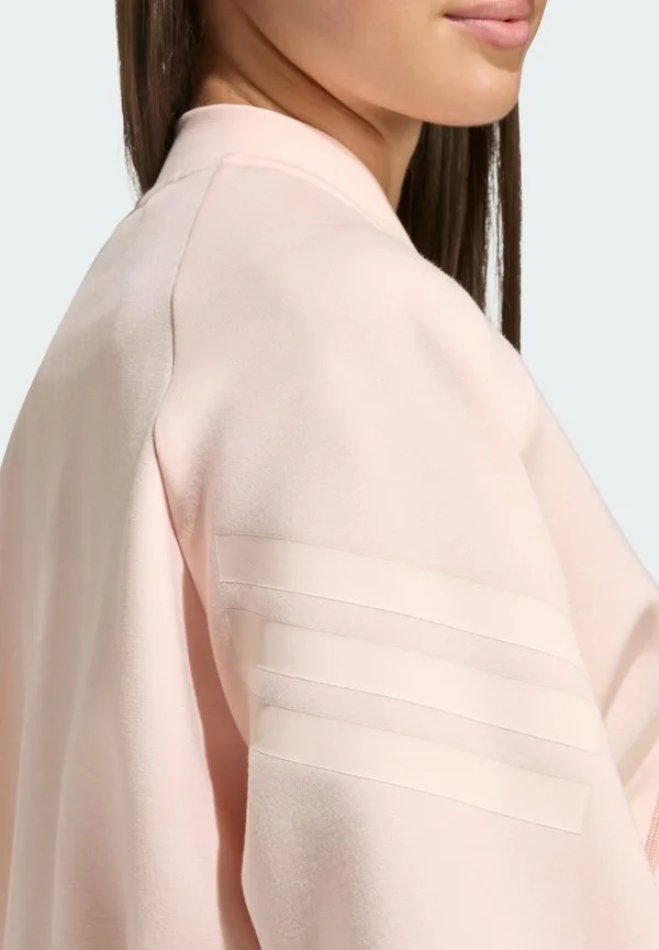 Куртка-Бомбер future icons с тремя полосками и застежкой-молнией Adidas Performance, Blush Pink/Pink Tint — фото 4