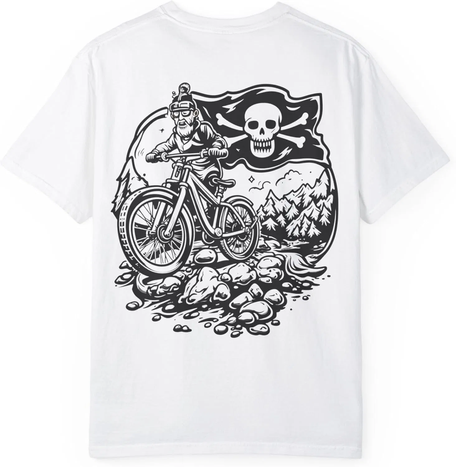 Футболка Trail Pirate для маунтинбайка GENERIC, белый — фото 2