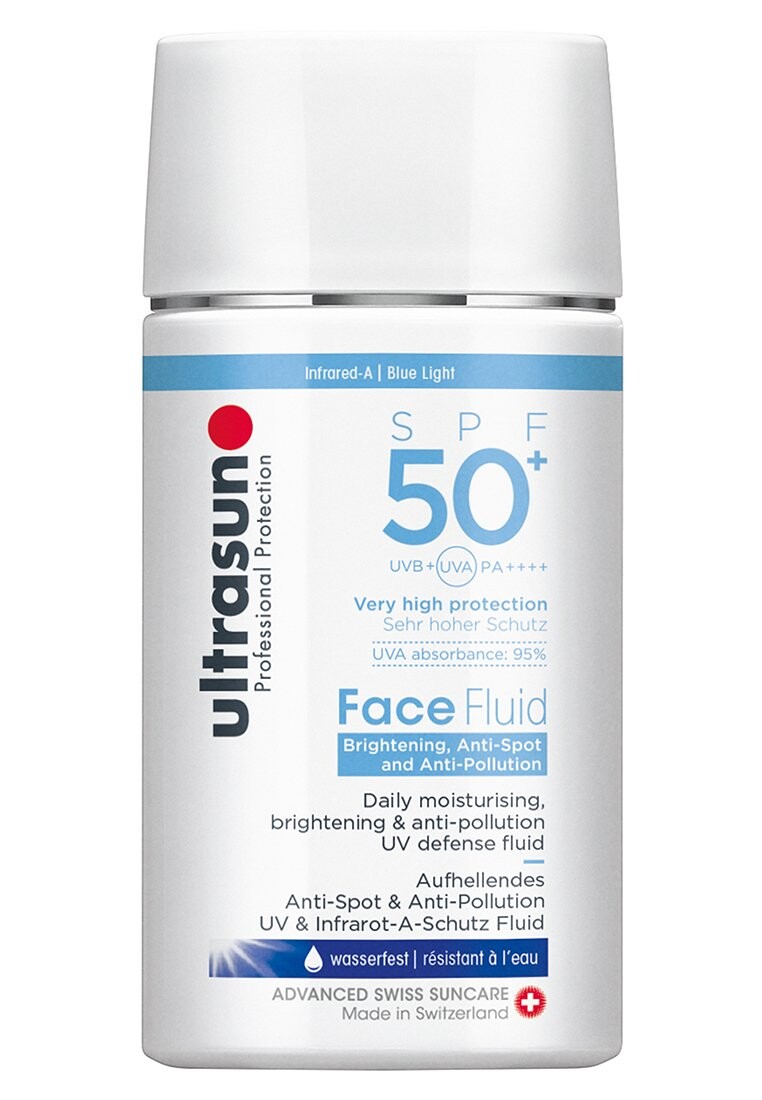 

Солнцезащитный крем Face Fluid Brightening & Anti-Pollution Spf50+ Ultrasun