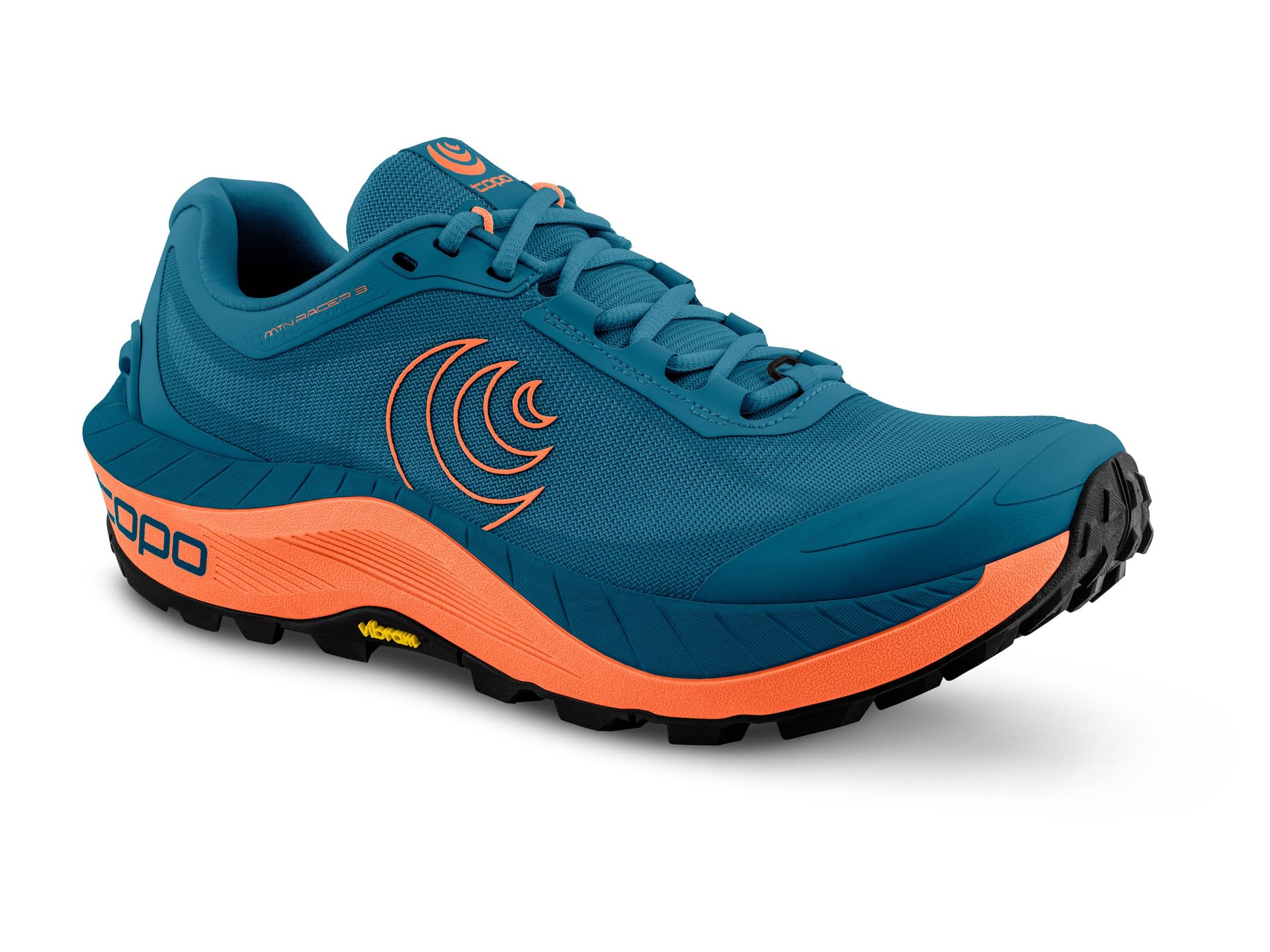 

Кроссовки Topo Athletic MTN Racer 3, цвет Blue/Orange
