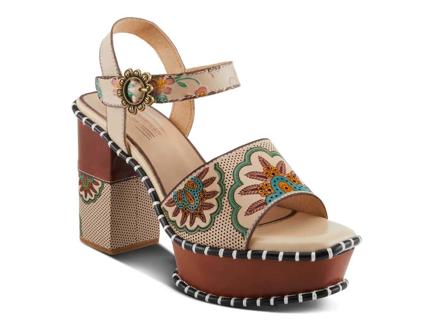 

Сандалии Gogetem Platform Sandal L'Artiste By Spring Step, серо-коричневый