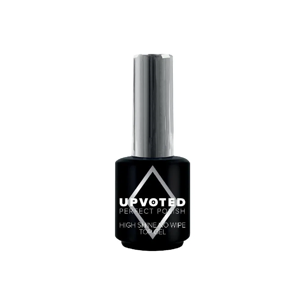Верхнее покрытие для гель-лака «UPVOTED Soak Off High Shine No Wipe Top Gel» от NailPerfect 15 мл Nail Perfect