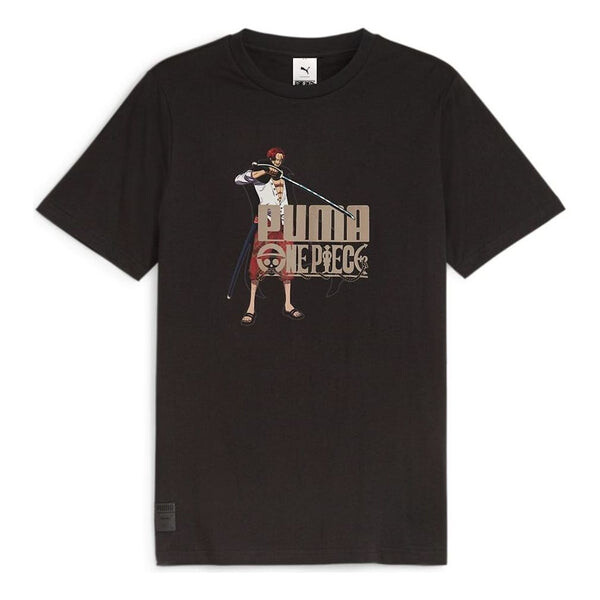

Футболка x one piece graphic t-shirt 'black' Puma, черный